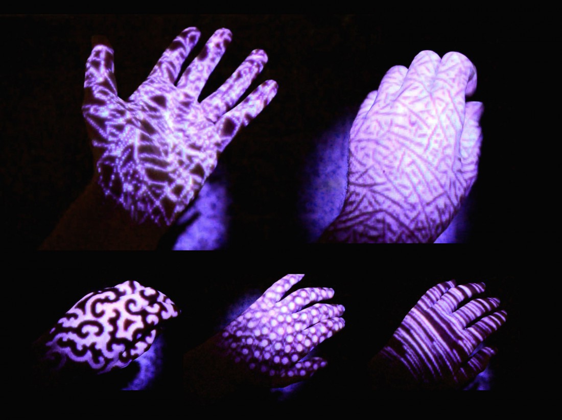 visualization studies - hand/floor projection