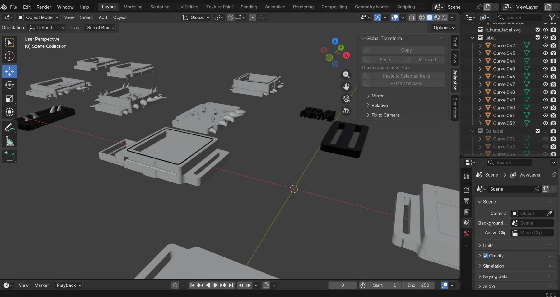 printable 3D models / Blender based