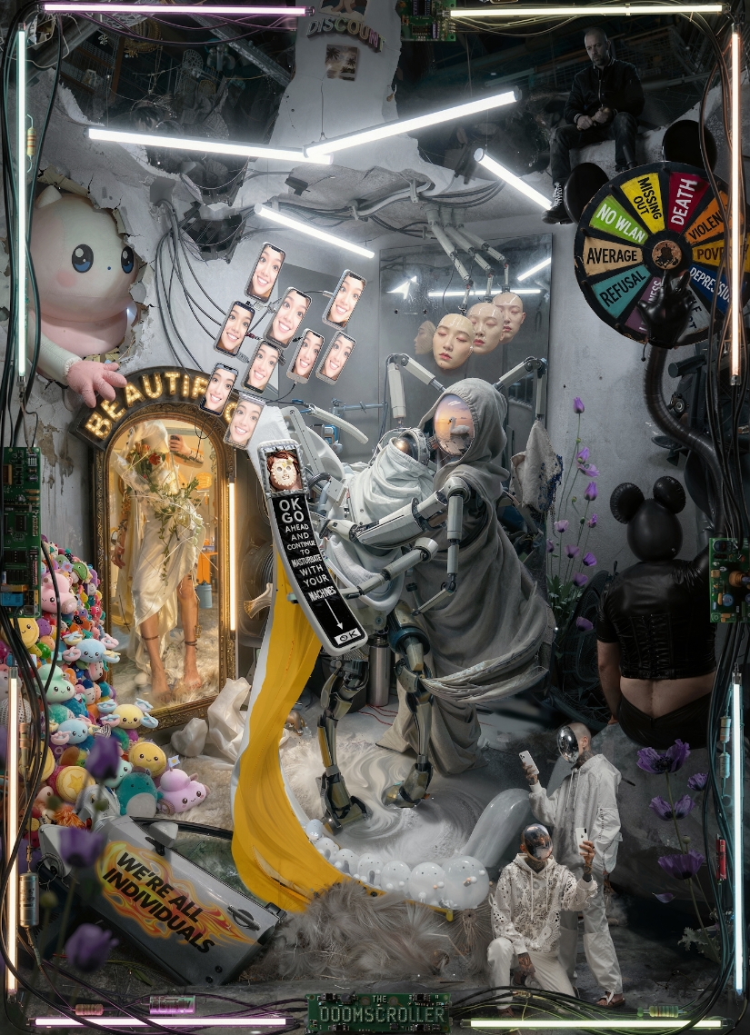 ZEITGEIST #3 - full color textile print