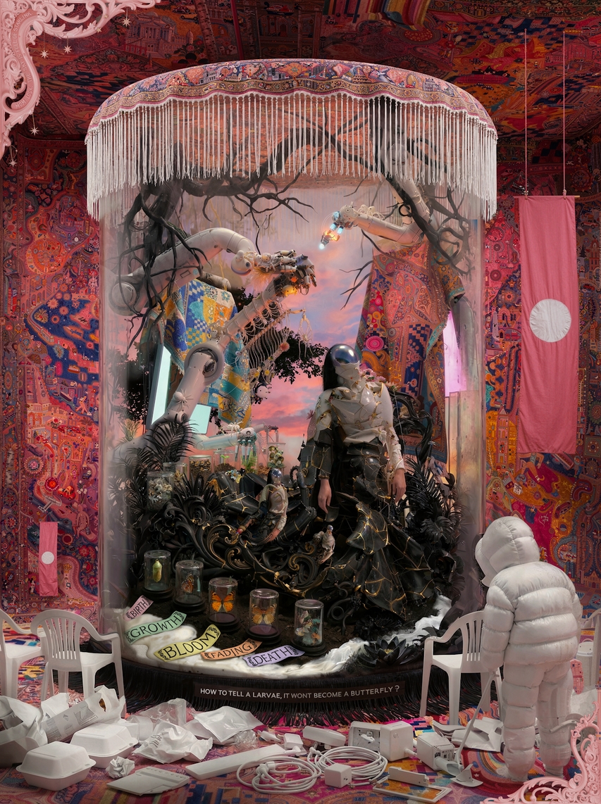 ZEITGEIST #6 - full color textile print