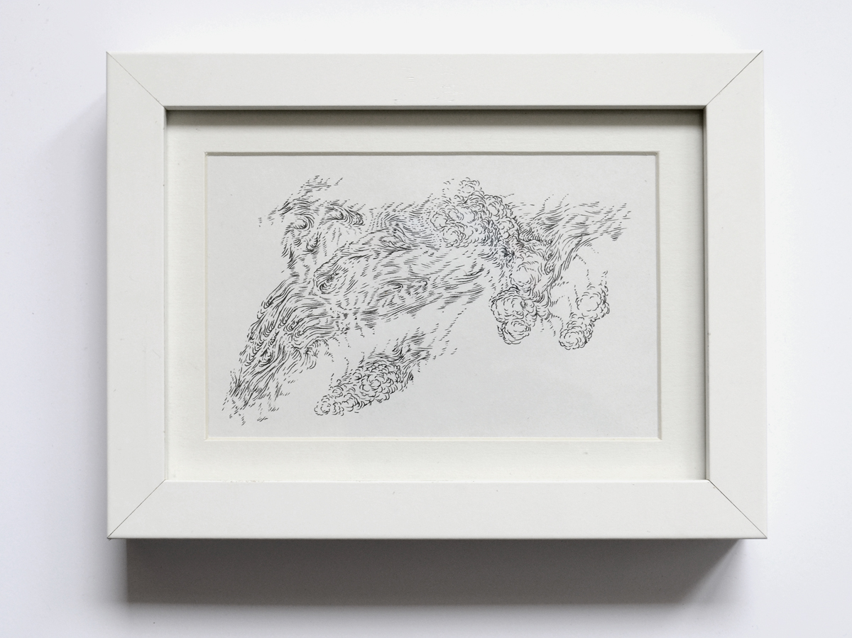 a sequence of turbulence 2/4 - micro series - 100x150 mm